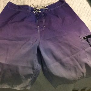 Rusty board shorts size 34 purple
